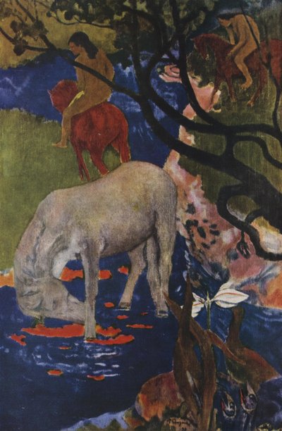 The White Horse by Paul Gauguin
